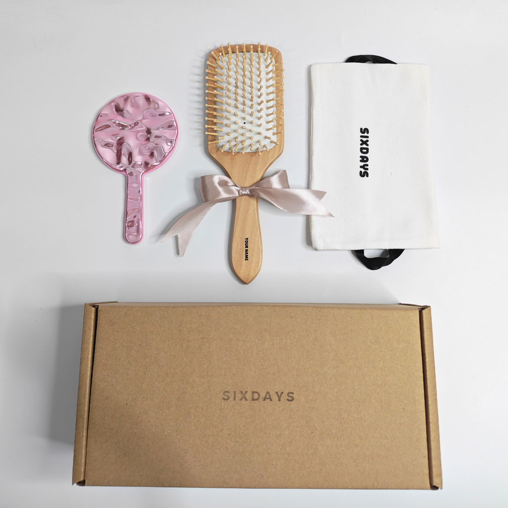 Personalised Wooden Hair Brush | Engraved Gift for Her