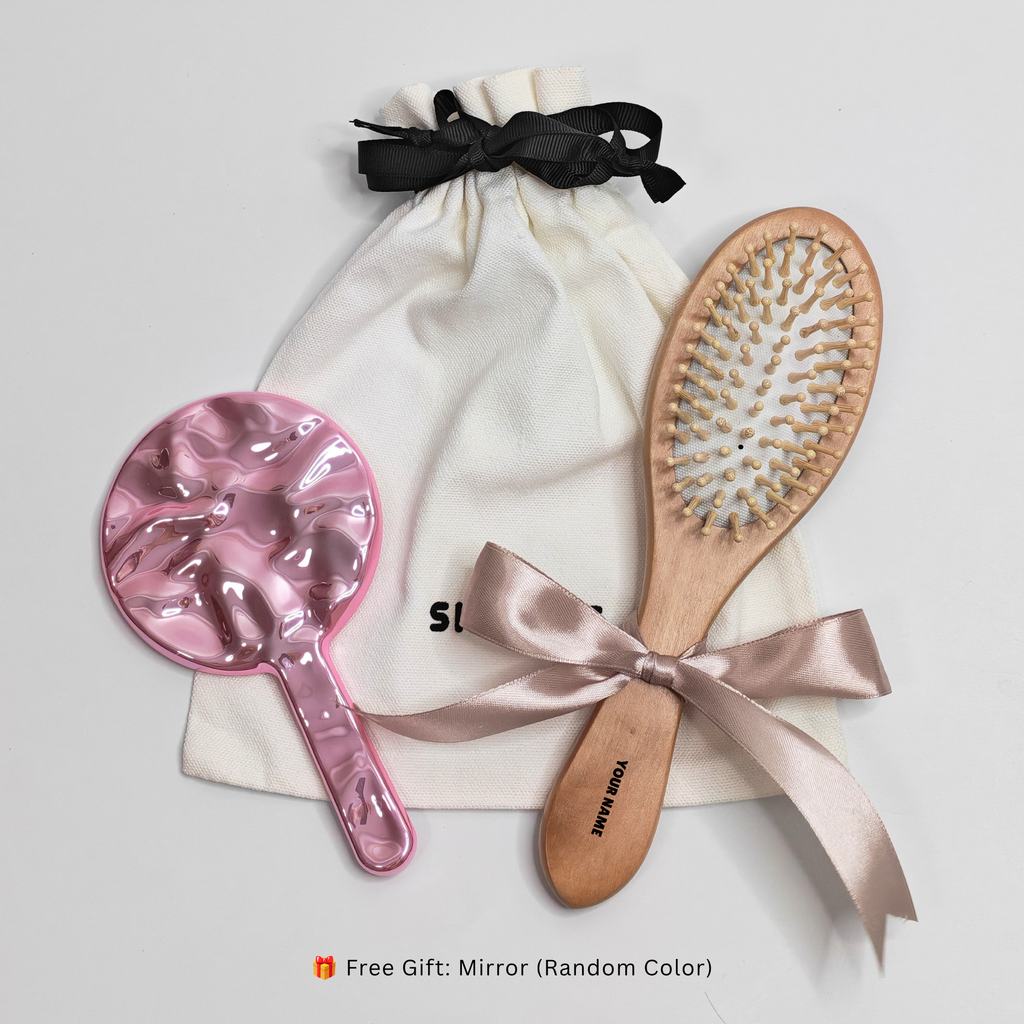 Personalised Engraved Hair Brush | Custom Name Gift