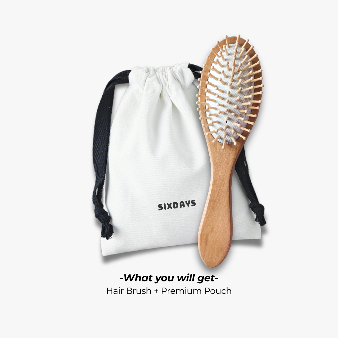 Engraved Wooden Hair Brush | Personalised Gift for Her