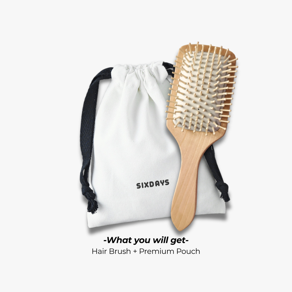 Personalised Wooden Hair Brush | Custom Name Gift