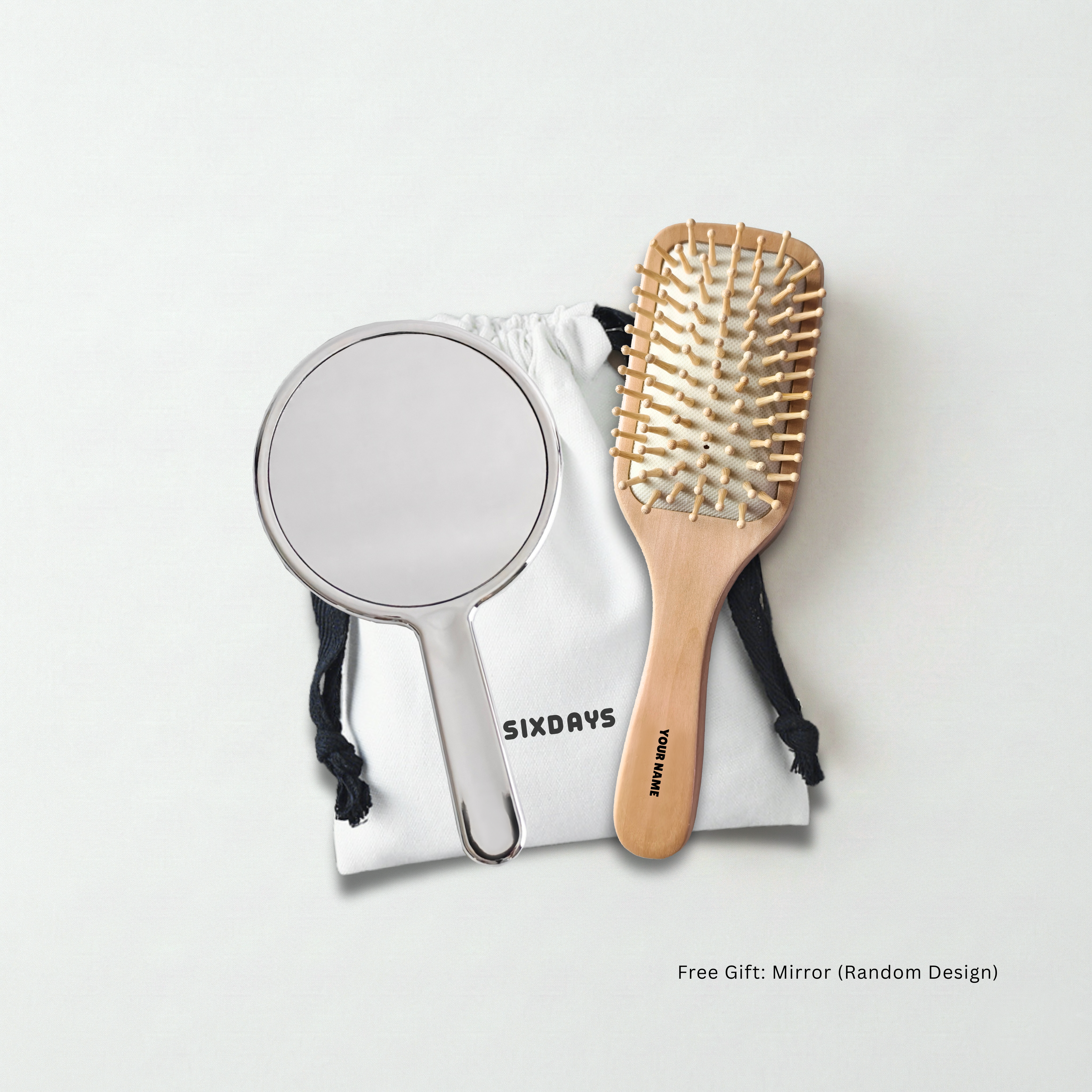 Personalised Hair Brush Gift Set | Premium Engraved Gift