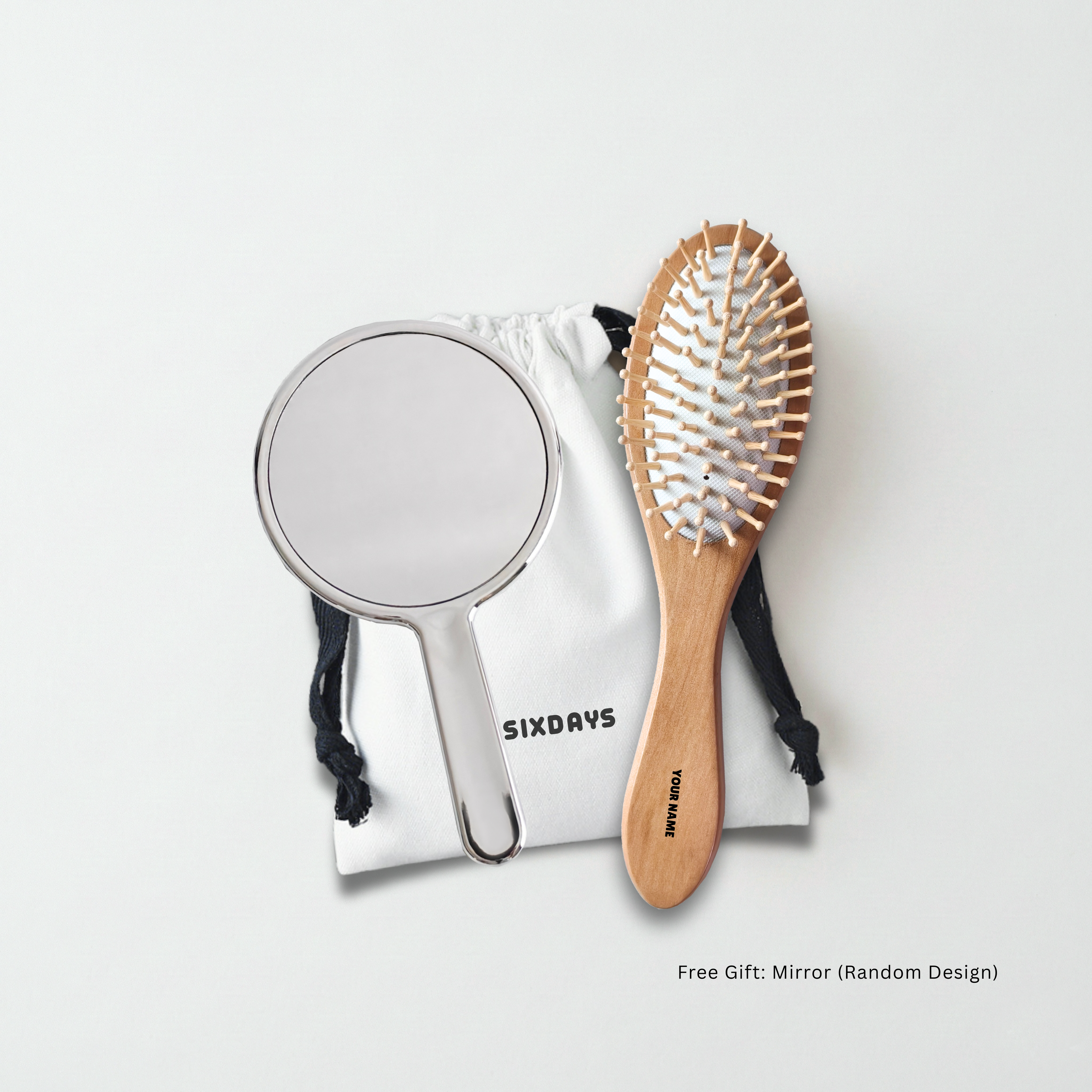 Engraved Wooden Hair Brush | Personalised Gift for Her