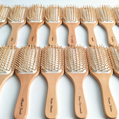 Personalised Hair Brush Gift Set | Premium Engraved Gift